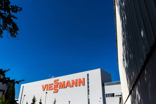 allendorf, hesse/germany - 10 09 2020: the viessmann main factory in allendorf an der eder germany
